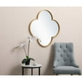 thumbnail image 3 of Metal plum mirror 32 inch x 32 inch in Brass by Elegant MR653232BR in Brass Finish, 3 of 3