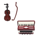 thumbnail image 1 of De Violín Para 1/12 Habitaciones De Accesorios De Decoración De Jardín CUTICAT Instrumento musical de la casa de muñecas, 1 of 8