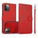 thumbnail image 1 of Funda tipo cartera de PU con tapa para iPhone 14 Pro, con cordón, ranuras para tarjetas, función atril, compatible con carga magnética, anticaídas y protección total., 1 of 5