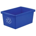 thumbnail image 2 of 5.5 Gallon (21-Litre) Recycle Bin, 16.75 x 11.88 x 8.25 Inches, Case of 6, Blue (STX61517U06C), 2 of 5