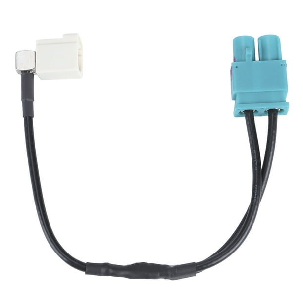 Accesorios para automóviles, adaptador de antena 2 a 1 MIB, adaptador de radio FAKRA confiable y duradero