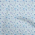 thumbnail image 1 of oneOone Cotton Poplin Light Blue Fabric Floral Watercolor Craft Projects Decor Fabric Printed By The Yard 42 Inch Wide, 1 of 4