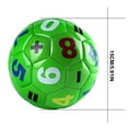 thumbnail image 3 of Balón de fútbol infantil con letras y números | Balón educativo para niños de preescolar | Balón ligero y suave para jugar en interiores y exteriores, 3 of 6