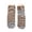Coffee, variant on Daznico Women Mid Crew Ribbed Socks Stripe Cartoon Cat Face Novelty Print Soft Breathable Stretch Stockings for Girls Daily Casual Cute Outfit Matching