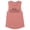 Desert Pink, variant on Skyline Cleveland Ohio Women's Muscle Tank Small Stonewash Denim