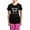 With Pink Pant, variant on CafePress - Autism Awareness Butterfly Women's Dark Pajamas - Women's Short Sleeve Print T-Shirt and Pants Dark Cotton Pajama Set