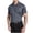 Dark Gray, variant on Men's Short Sleeve Shirts 3 Button Quick Dry Wicking Workout T Shirts Casual Collared Shirt