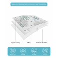 thumbnail image 4 of Full Size Quilt Bedding Set, Green Snowflake Christmas Reversible Summer Quilt 3 Pieces, Xmas Snowflake Lightweight Bedspreads Coverlets with 2 Pillow Shams for All Seasons, 4 of 5