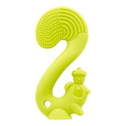 Mombella Scrat The Squirrel Silicone Baby Chew Toy for 6M  Babies Whose Teeth Already can be SEEN/ERUPTED,Green
