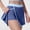 A117 Blue, variant on Athletic Skorts for Women High Waisted Tennis Skirt with Shorts Quick Dry Split Hem Golf Running Workout Sportswear
