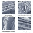 thumbnail image 4 of Qocolhg Solid Color Summer Quilt Bedding Modern Air Conditioner Quilt for Kids, Cotton Breathable Comforter Print Floral Quilts Bedspread, Cooling Blankets for Hot Sleepers, 39x59 inch, Gray, 4 of 6