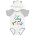 thumbnail image 3 of Inktastic My Saba Loves Me Boys or Girls Baby Bodysuit, 3 of 5