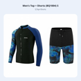 thumbnail image 4 of Abbraccia Traje de buceo, protector solar para pareja, secado rápido, manga larga, dos piezas, surf, piscina termal, 4 of 6