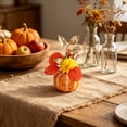 thumbnail image 5 of WNEXOPE Artificial Pumpkin Maple Leaves Arrangement, Fall Table Centerpiece Decor for Thanksgiving Halloween Party, Handcrafted Home Ornament, 5 of 6