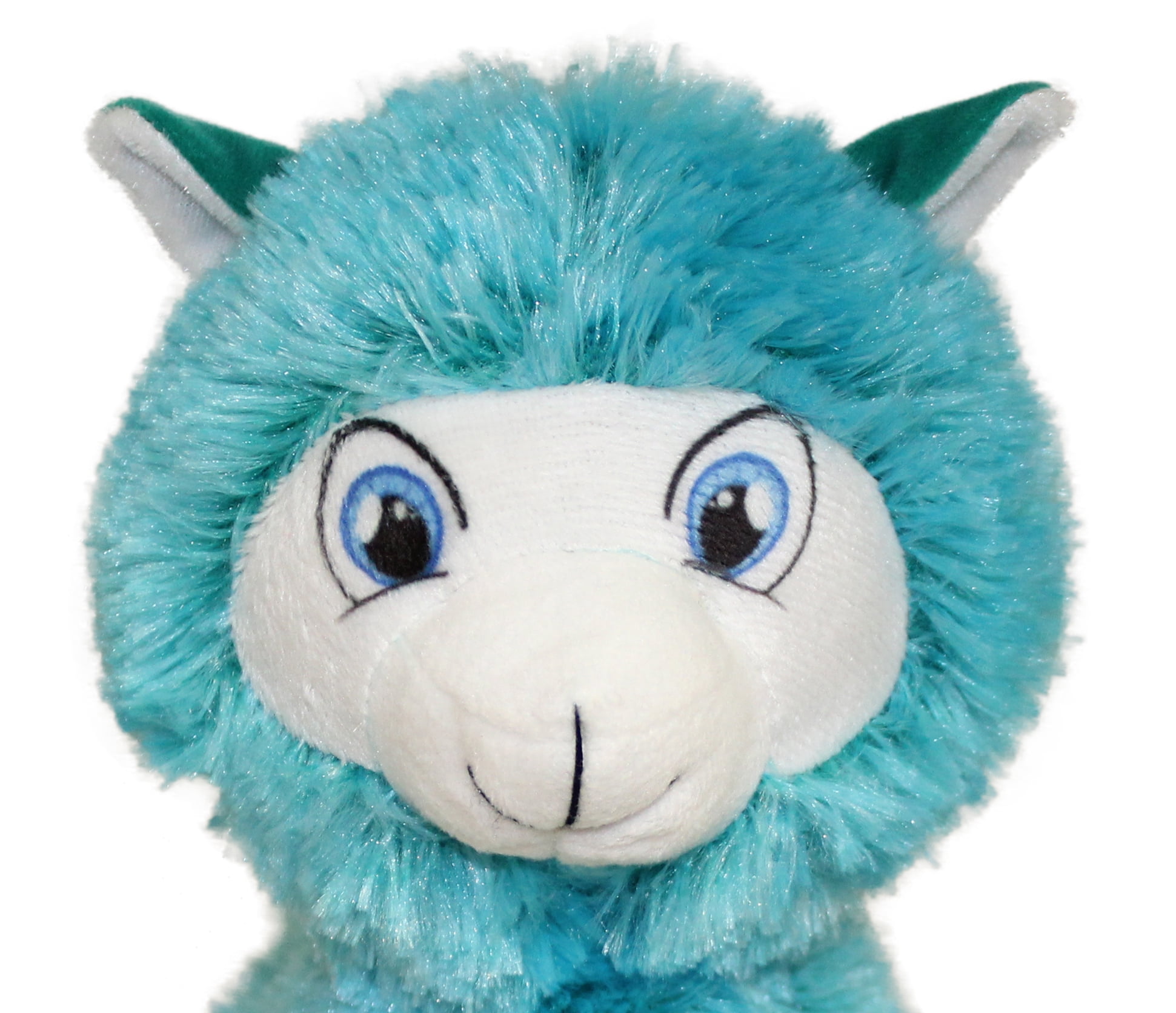 #Plushpals 11" Llama Alpaca Stuffed Animal Plush Toy Soft & Fluffy - Blue