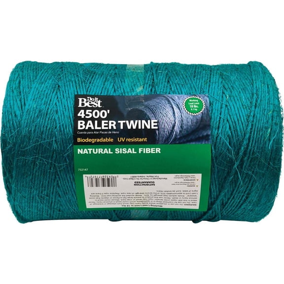 Do it Best 0.110 In. x 4500 Ft. Green Sisal Fiber Baler Twine 732147