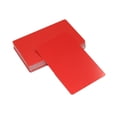 thumbnail image 1 of tredstone 100pieces Durable And Stylish Metal Sublimation Ribbon Business Cards Smooth Finish Various Colors Red, 1 of 6