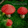 thumbnail image 4 of Glow dans le Décor de Champignon Noir, 3Pcs Micro Paysage Champignon Jardin Décor Portable Simulé Résine Réutilisable pour Décor Bonsaï, 4 of 8