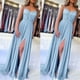 thumbnail image 5 of Elegante vestido largo para mujer, vestido de playa sexy de encaje, vestido de verano con abertura en la pierna y cordones, vestido de noche para fiesta, tirantes ajustables, vestidos de dama de honor, 5 of 5