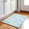 thumbnail image 4 of Dalyn Rugs Machine Washable Indoor/Outdoor Chantille Teal 1'8" x 2'6" Rug, 4 of 7