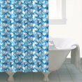 thumbnail image 4 of Pink Butterfly Geometric Pattern Shower Curtain 72"x84" ,Bathroom Decorative Shower Curtains Set with 12 Hooks,Modern Waterproof Washable Shower Curtain, 4 of 6