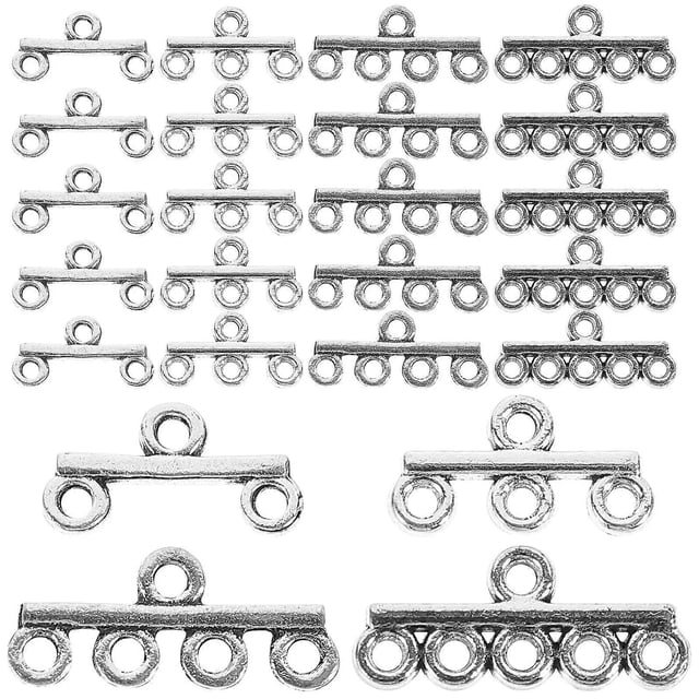 Alloy Hollow-Design Charms 40Pcs -Friendly Jewelry DIY Accessory for Decor