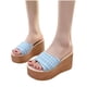 thumbnail image 5 of Amzcrzy Zapatos de mujer,Zapatos de mujer,Zapatillas de mujer, Sandalias de playa con suela gruesa y tacón alto para mujer, de una sola línea Sandalias Mujer Zapatillas De Casa, 5 of 5