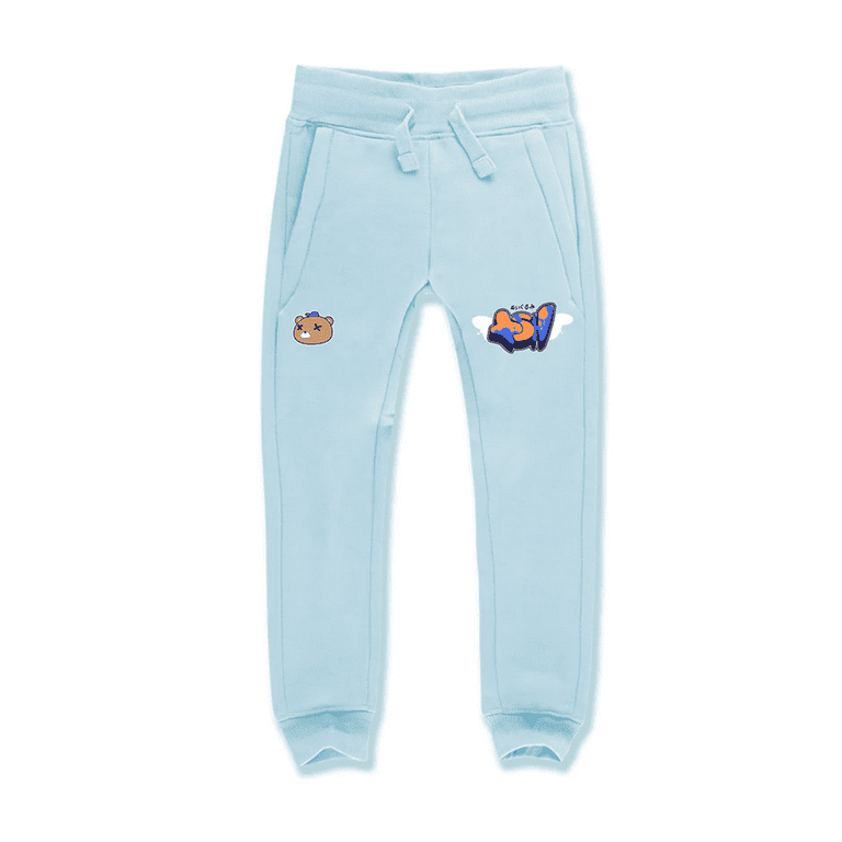 Jordan Craig Little Kids OG Plush Jogger Sweatpants Sky 8448k sky