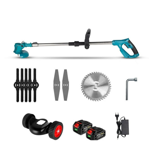 1500W 7 Inch Cordless Electric Lawn Mower Length Adjustable Handheld Rechargeable Garden Pruning Tools ,Easy to Use