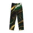 thumbnail image 2 of Fotbe Green Marble Men's Pajama Pants,Sleepwear Pants,Pj Bottoms Drawstring And Pockets-Small, 2 of 7