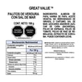 thumbnail image 2 of Palos de verdura Great Value con sal de mar 198 g, 2 of 3