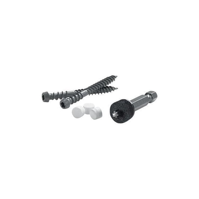 Cortex 2 in. Square Trim Head Smooth Carbon Steel Deck Screws, 375 Piece
