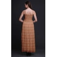 thumbnail image 4 of Bimba Robe Maxi Tube Smockée Imprimé Feuilles & Oiseau Flowerpecker Vacances d'Été-TTTG, 4 of 7