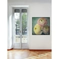 thumbnail image 4 of "Pink Ranunculus Vintage" Painting Print on Wrapped Canvas, 4 of 5