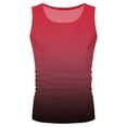 thumbnail image 4 of NOLDARES Men's Tank Tops Quick Dry Workout Swim Beach Shirts Sleeveless Shirts for Bodybuilding Gym Fitness Training(Red,XXL), 4 of 4