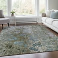 thumbnail image 5 of Dalyn Rugs Machine Washable Indoor/Outdoor Chantille Brown 5' x 7'6" Rug, 5 of 9