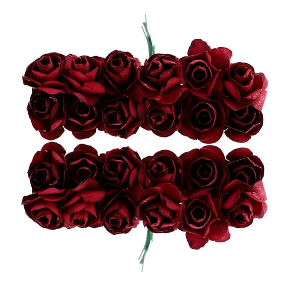 HOMEMAXS 144 Pcs Artificial Rose Faux Roses Decoration Wedding Bride