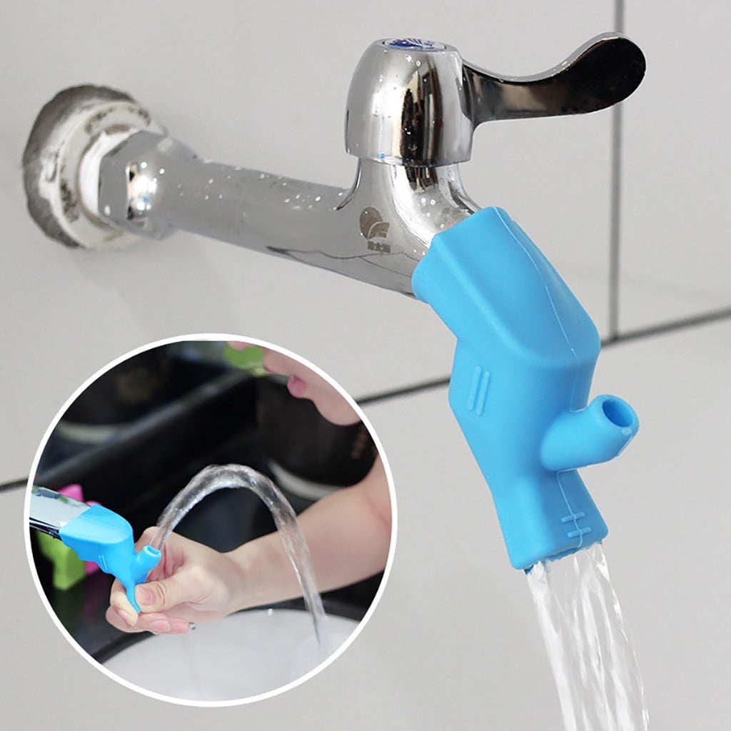 Bathroom Kitchen Sink Faucet Chute Extender Water for Children Kids Washing e 