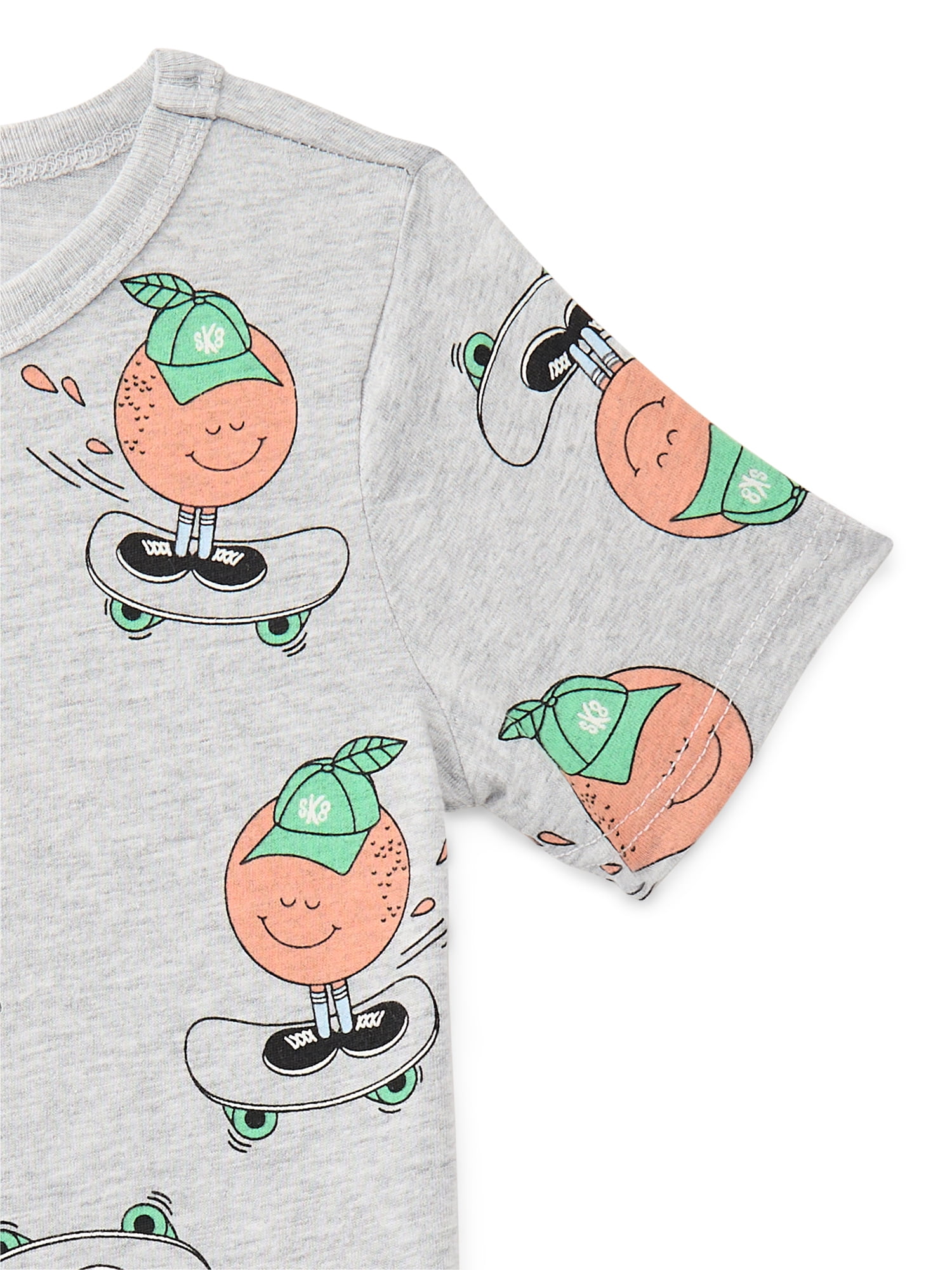 Wonder Nation Toddler Boys Short Sleeve Print T-Shirt, Sizes 18M-5T