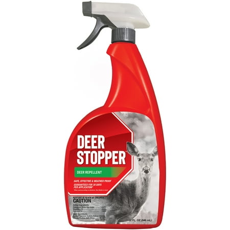 Messinas Deer Stopper;32oz Ready to Use Trigger Bottle;Repels Deer & Moose;Messinas Garden Products