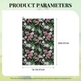 thumbnail image 4 of Easygdp Lilies Flowers Golf Towel 24x16in for Men and Women with Carabiner Clip for Easy Attachment, 4 of 8