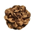 thumbnail image 3 of Broche de flores de satén Fernando forma de camelia para solapa pinza para El pelo Marrón, 3 of 8
