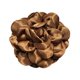 thumbnail image 3 of Broche de flores de satén con forma de camelia para mujer, broche grande con forma de flor para el pelo, ramillete para vestido, traje, banquete, Marrón, 3 of 8