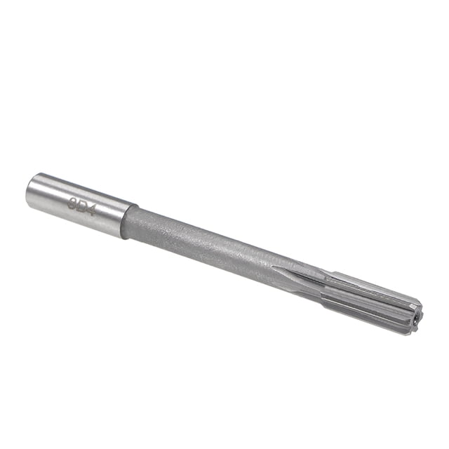 Unique Bargains Chucking Reamer 8mm High Speed Steel H8 6 Straight Flutes Machine Milling Cutter
