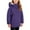 Dark Purple, variant on CPNG Kids Plush Lined Jacket Long Warm Puffer Jacket Winter Windproof Waterproof Parka Snow Coat Boys Warm Thicken Fleece Tops Girls Sherpa Outdoor Tops