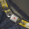 thumbnail image 2 of Looney Tunes Belt, Seatbelt Buckle Belt, Looney Tunes Tweety Face I Tawt I Taw A Puddy Tat Yellows, Youth 22 to 32 Inches, 2 of 9