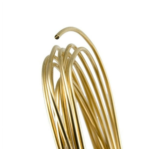 12 Gauge Round Dead Soft Yellow Brass Wire 25FT