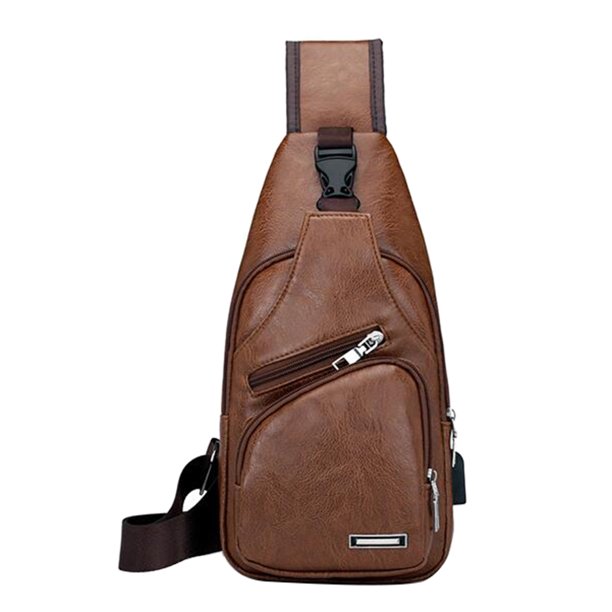 Bolso bandolera de cuero , bandolera, bandolera, bandolera, bandolera, Marrón cro Sunnimix Bolso de hombro para hombre