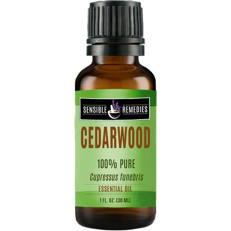 Sensible Remedies Cedarwood 100% Therapeutic Grade Essential Oil, 30 mL (1 fl