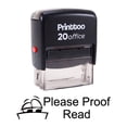 thumbnail image 1 of Printtoo PLEASE PROOF READ Self Inking Rubber Stamp Office Stationary Stamp-Black, 1 of 1